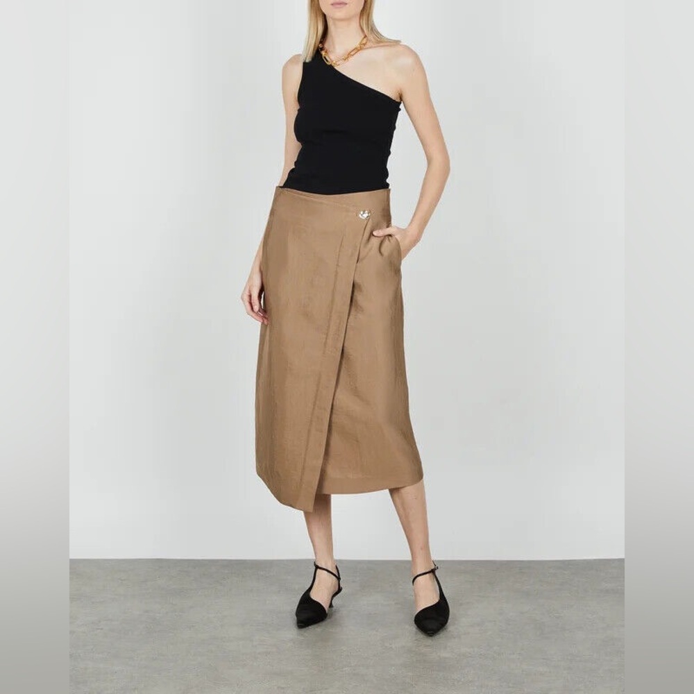 Vince. Asymmetrical Wrap skirt